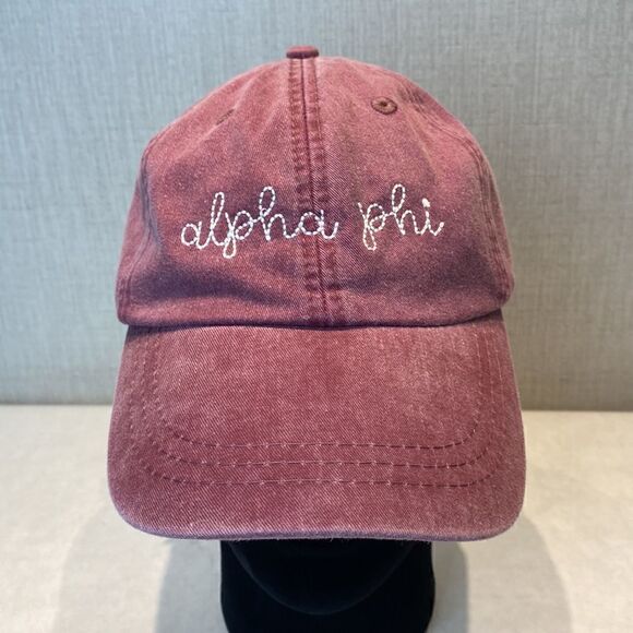 NWT Alphi Phi Hat Ballcap Cap Adjustable Greek Sorority - Picture 6 of 15